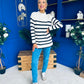 Fran Detailed Longline Jumper Cream