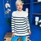 Fran Detailed Longline Jumper Cream
