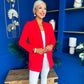 Sammy Detailed Blazer Red