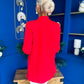 Sammy Detailed Blazer Red