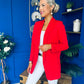 Sammy Detailed Blazer Red