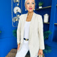 Sammy Detailed Blazer Almond