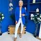 Sammy Detailed Blazer Cobalt