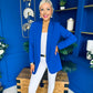 Sammy Detailed Blazer Cobalt