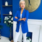 Sammy Detailed Blazer Cobalt