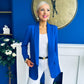 Sammy Detailed Blazer Cobalt