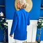 Sammy Detailed Blazer Cobalt