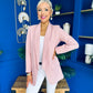 Sammy Detailed Blazer Blush