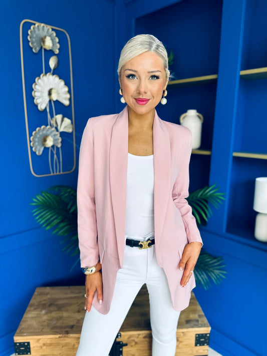 Sammy Detailed Blazer Blush
