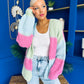 Tamara Chunky Cardi Cerise Pre Order 30 Aug