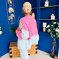 Tamara Chunky Cardi Cerise Pre Order 30 Aug
