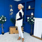 Tara Longline Knit Gilet Cream