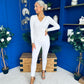Dee Detailed Longline Top Cream