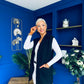 Tara Longline Knit Gilet Black