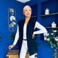 Tara Longline Knit Gilet Black