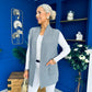 Tara Longline Knit Gilet Grey