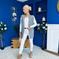 Tara Longline Knit Gilet Grey