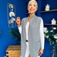 Tara Longline Knit Gilet Grey