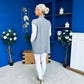 Tara Longline Knit Gilet Grey