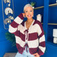 Kila Tie Detail Jumper Wine