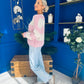 Kila Tie Detail Jumper Pink