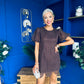 Gina Embellished Puff Sleeve Mini Dress Coco