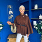 Celia Belted Cape Coco