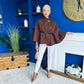 Celia Belted Cape Coco