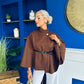 Celia Belted Cape Coco