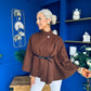 Celia Belted Cape Coco