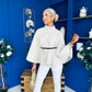 Celia Belted Cape Cream