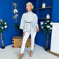 Celia Belted Cape Grey