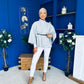 Celia Belted Cape Grey