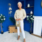 Philipa Detailed Cardi Cream Beige