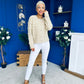 Philipa Detailed Cardi Cream Beige