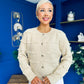 Philipa Detailed Cardi Cream Beige