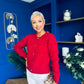 Philipa Detailed Cardi Cream Ruby