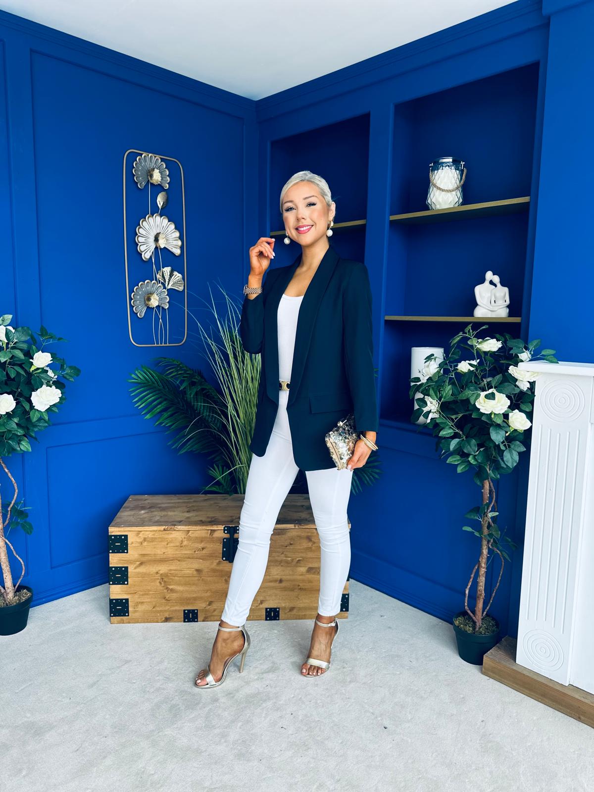 Sammy Detailed Blazer Navy