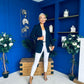 Sammy Detailed Blazer Navy