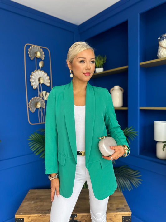 Sammy Detailed Blazer Green