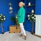 Sammy Detailed Blazer Green