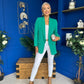 Sammy Detailed Blazer Green
