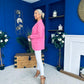 Sammy Detailed Blazer Pink
