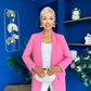 Sammy Detailed Blazer Pink
