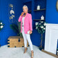 Sammy Detailed Blazer Pink