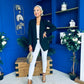 Sammy Detailed Blazer Black