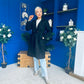 Bianca Faux Suede Trench Coat Black