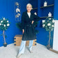Bianca Faux Suede Trench Coat Black