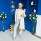 Bianca Faux Suede Trench Coat Beige