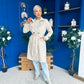 Bianca Faux Suede Trench Coat Beige